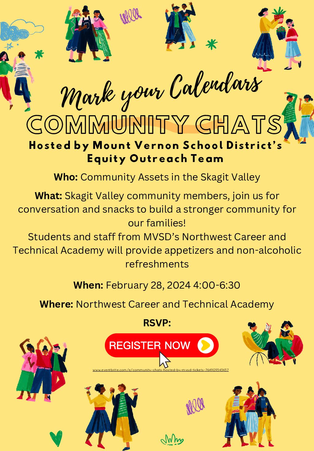 COMMUNITY CHATS: Hosted by Mount Vernon School District’s Equity Outreach Team